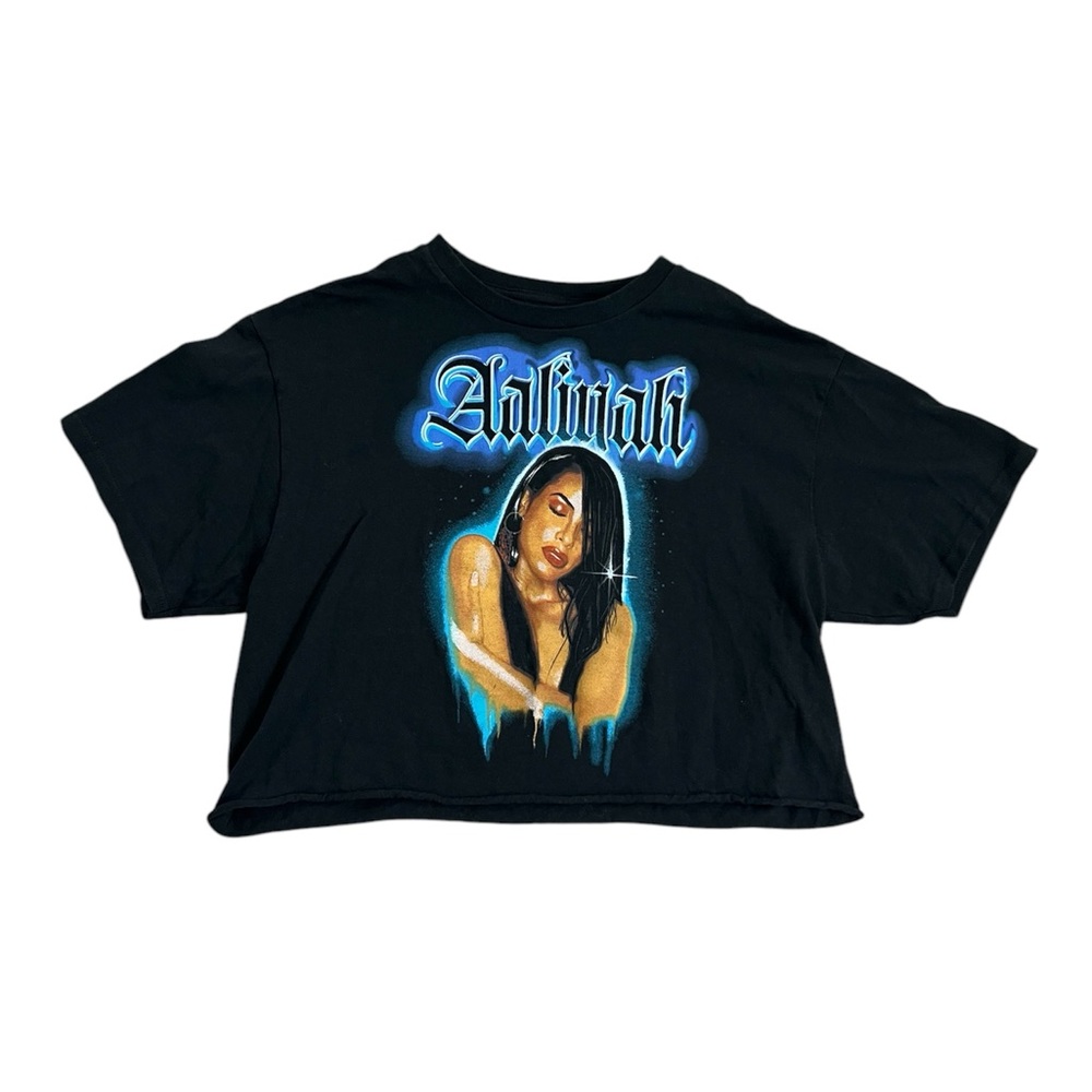Aaliyah Black Crop Top 🖤